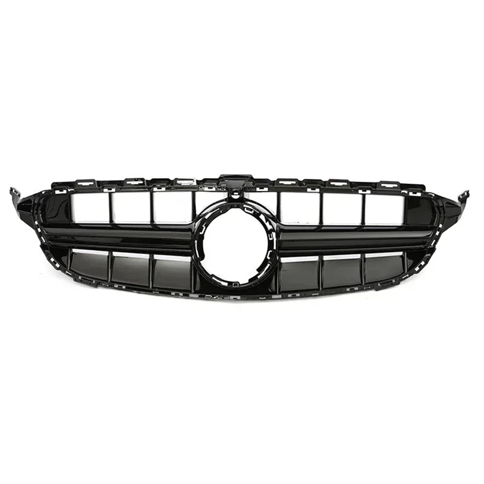 Auto Kühlergrill Frontgrill GT Grill Für Benz C Klasse W205 C180 C200 C300 C350 Für AMG Style Parrilla 2014 2015 2016 2017 2018 2019 2020 2021 Diamond Silve Sport Kühlergrill(19-21 E63S B with) von NCTPICLC