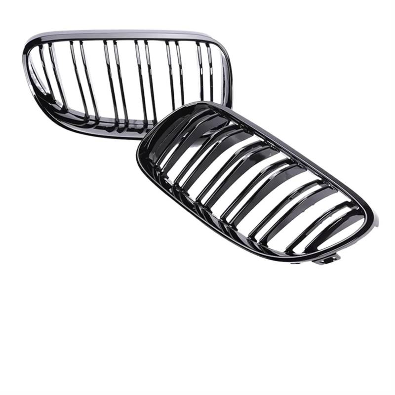 Auto Kühlergrill Frontstoßstangen-Nierengrill, Kohlefaser-Design, Unterer Renngrill Für 3er-Serie E92 E93 325i 328i 330i 2005 2006 2007 2008 2009 2010 2011 2012 2013 Sport Kühlergrill(Gloss Black 10-1 von NCTPICLC