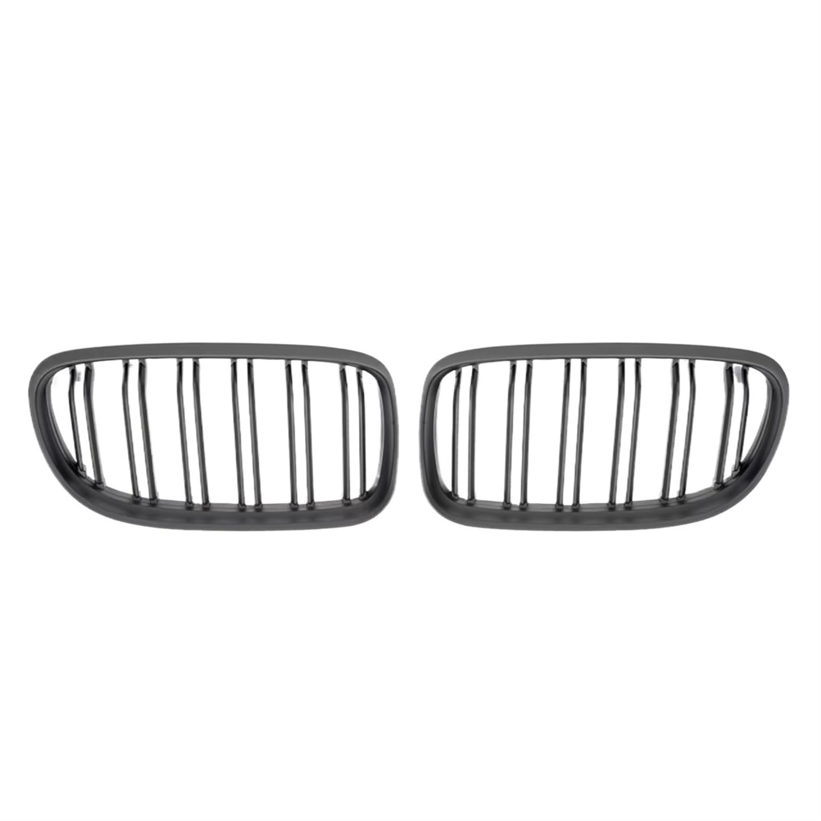 Auto Kühlergrill Für 3er E90 E91 2009 2010 2011 2012 Single Line Style Glänzend Schwarz Dual Slats Grilles Diamonds Style Frontstoßstangengitter Sport Kühlergrill(Double-Matte Black) von NCTPICLC