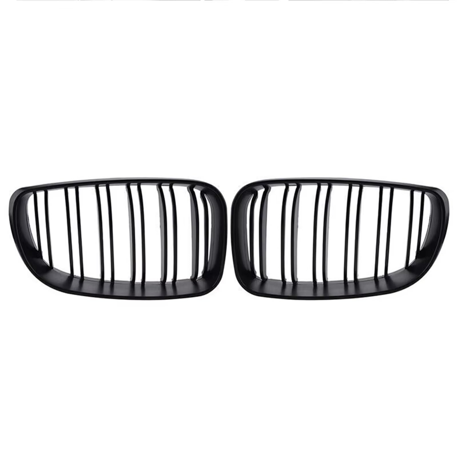 Auto Kühlergrill Für E81 E87 E82 E88 128I 130I 135I 2007 2008 2009 2010 2011 Auto Frontstoßstange Nierengitter Racing Grills Gitter Glanzschwarz Dual Lamellen Grill Sport Kühlergrill(Matt-schwarz) von NCTPICLC