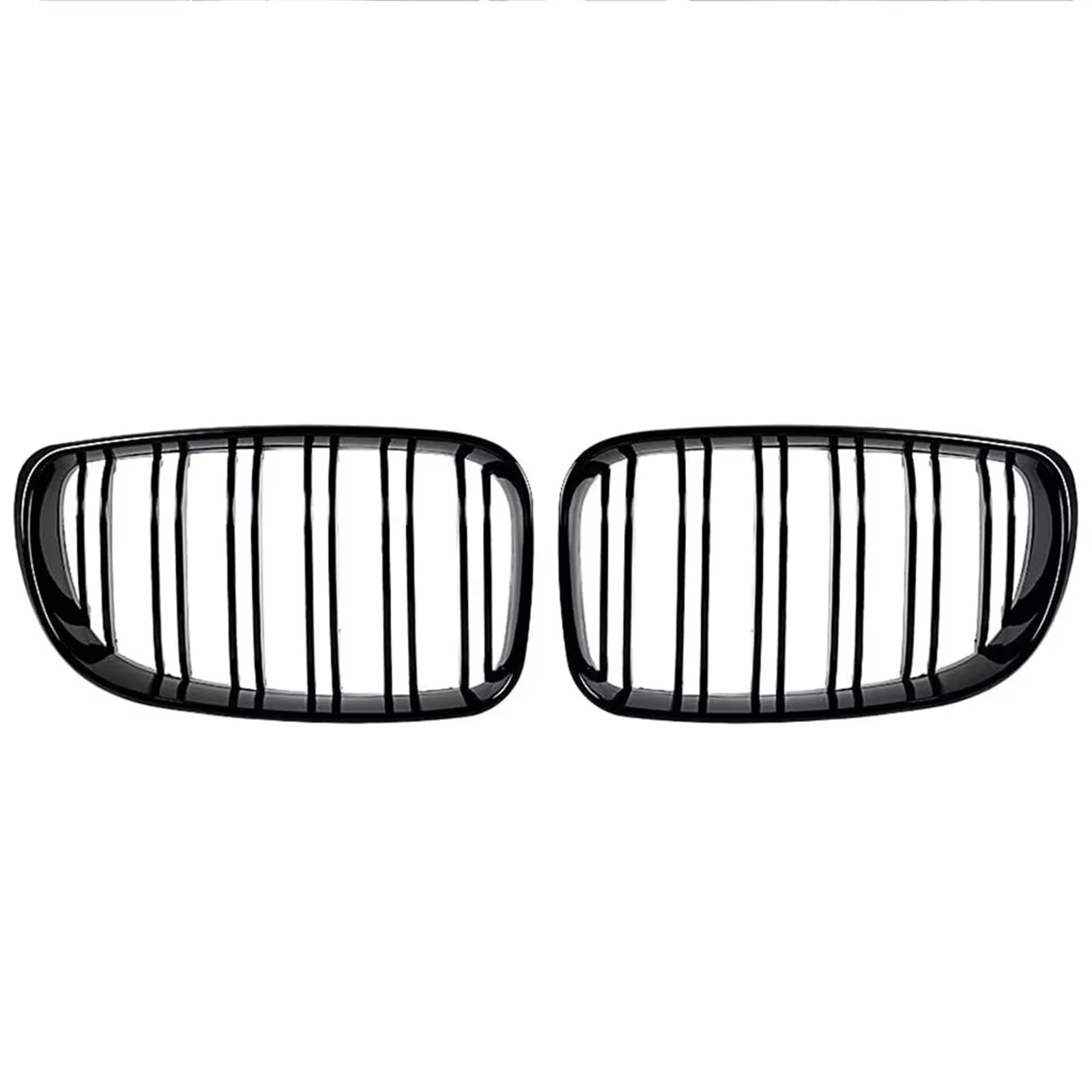 Auto Kühlergrill Für E81 E87 E82 E88 128I 130I 135I 2008 2009 2010 2011 Carbon Fiber Racing Grill Auto Front Gitter Stoßstange Haube Niere Grille ABS Grills Sport Kühlergrill(Glossy Black) von NCTPICLC