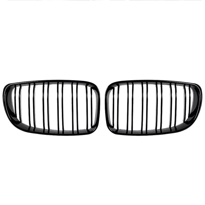 Auto Kühlergrill Für E81 E87 E82 E88 128I 130I 135I 2008 2009 2010 2011 Carbon Fiber Racing Grill Auto Front Gitter Stoßstange Haube Niere Grille ABS Grills Sport Kühlergrill(Glossy Black) von NCTPICLC