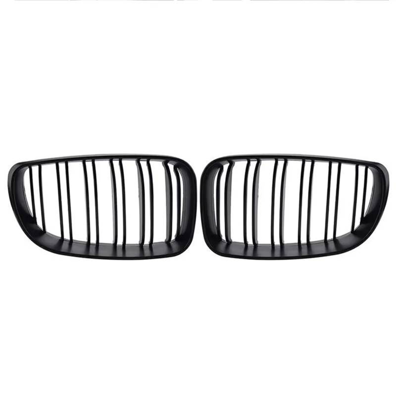 Auto Kühlergrill Für E81 E87 E82 E88 128I 130I 135I 2008 2009 2010 2011 Carbon Fiber Racing Grill Auto Front Gitter Stoßstange Haube Niere Grille ABS Grills Sport Kühlergrill(Matt-schwarz) von NCTPICLC