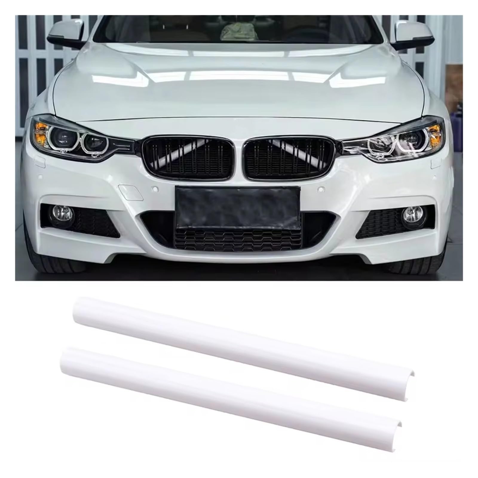 Auto Kühlergrill Für F20 F21 F22 F23 F30 F31 F32 F33 F44 F45 F46 G11 G12 G20 G21 Sport Stil Kühlergrill Trim Streifen Abdeckung Rahmen Aufkleber Sport Kühlergrill(Weiß) von NCTPICLC