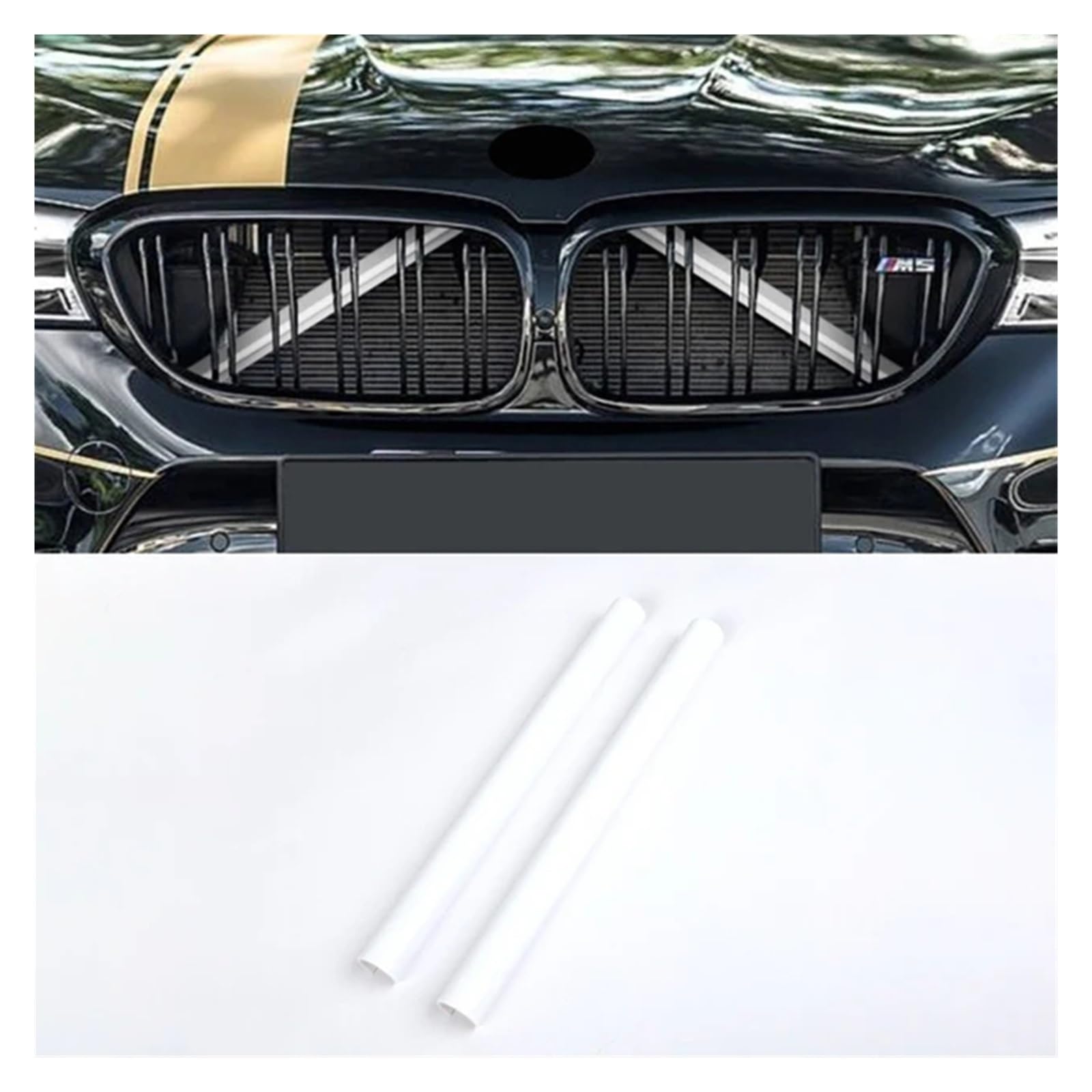 Auto Kühlergrill Für F30 F31 F32 F33 F34 F36 F20 F21 F22 F23 G29 Auto Kühlergrill Zierstreifen Auto Styling Dekoration Zubehör Sport Kühlergrill(Weiß) von NCTPICLC