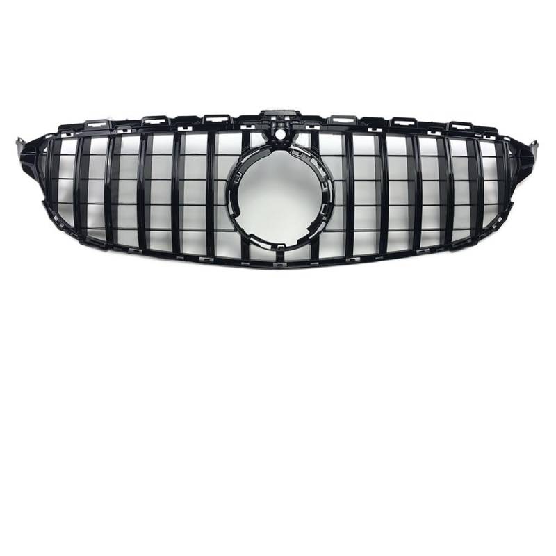 Auto Kühlergrill GT Diamond Frontstoßstangengrill Für Bernz W205 Grill C205 S205 Benz C 2014–2021 C200 C260 C180 C250 C300 Coupe Für AMG Tuning Sport Kühlergrill(19-21 Black with Cam A) von NCTPICLC