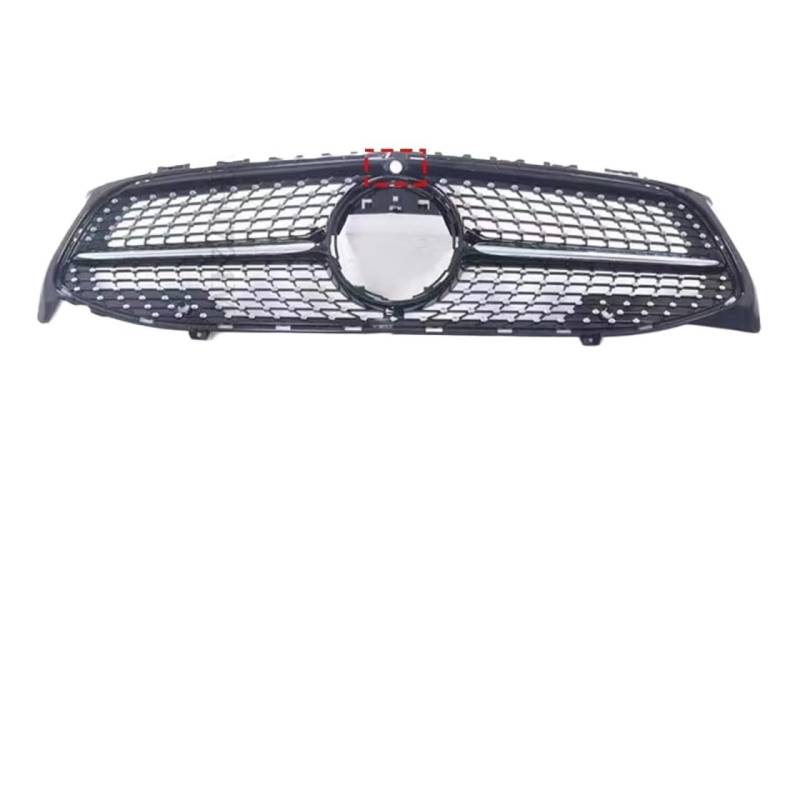 Auto Kühlergrill GT Diamond Frontstoßstangengrill Grill Facelift Für Benz C118 W118 Für CLA 2019 2020 2021 2022 180 200 250 260 220 Tuning-Zubehör Sport Kühlergrill(Black with Cam) von NCTPICLC