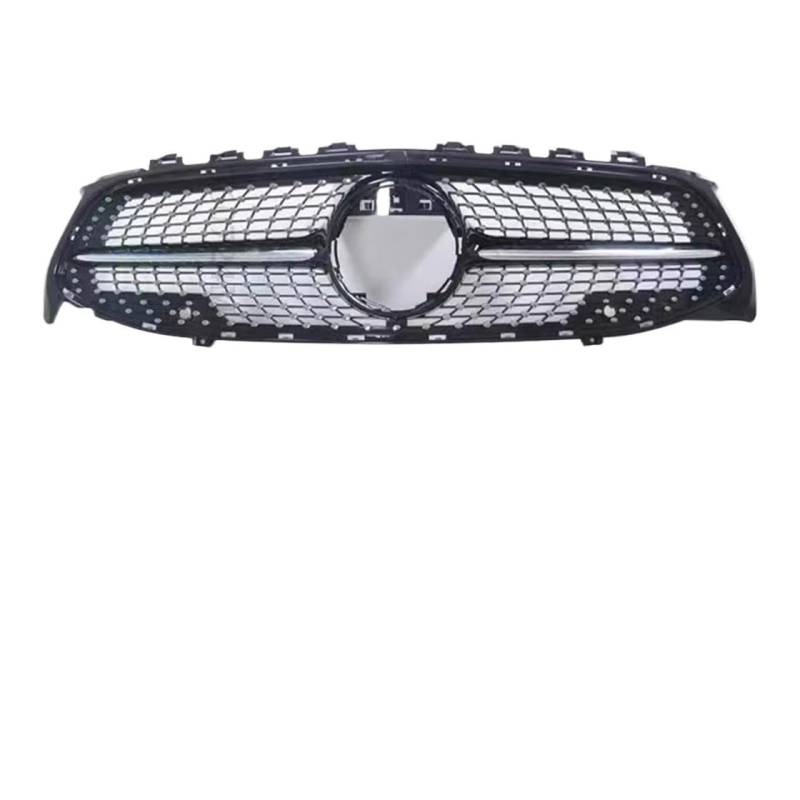 Auto Kühlergrill GT Diamond Frontstoßstangengrill Grill Facelift Für Benz C118 W118 Für CLA 2019 2020 2021 2022 180 200 250 260 220 Tuning-Zubehör Sport Kühlergrill(Diamond Black) von NCTPICLC