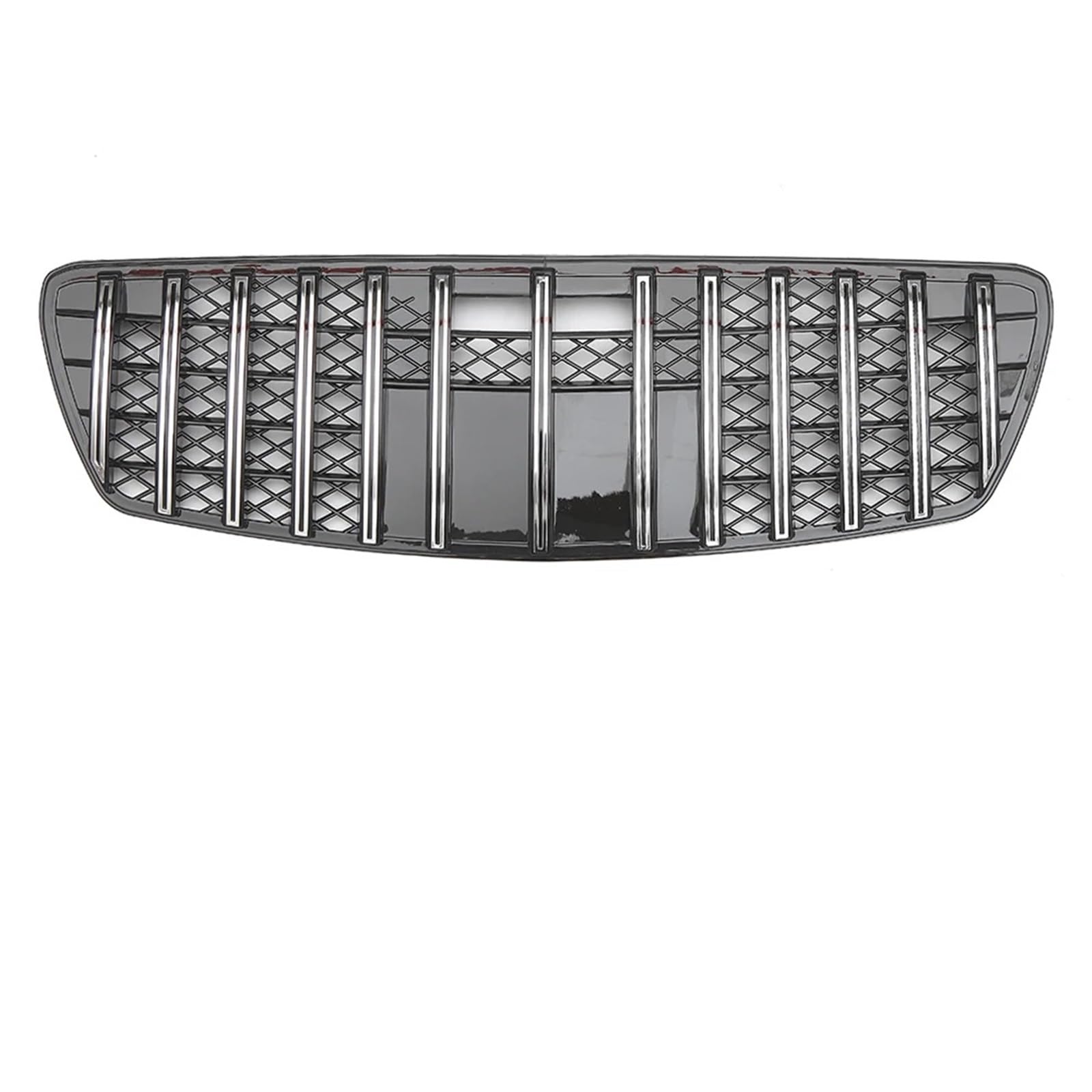 Auto Kühlergrill Glänzendes Schwarz Für AMG Style Front Racing Grille Für Benz EKlasse W211 E320 E350 E500 E63 2003–2009 Für GTR Style Bumper Grilles Sport Kühlergrill(G-Silver 03-06) von NCTPICLC