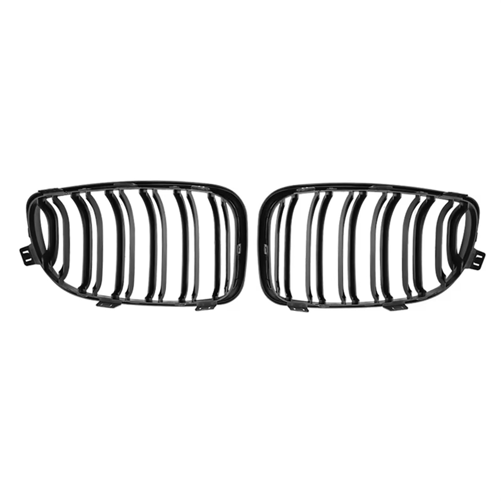 Auto Kühlergrill Glanzschwarzer Dual-Lamellen-Grill Für E81 E87 E82 E88 128I 130I 135I 2007 2008 2009 2010 2011, Auto-Frontstoßstange, Nierengrill, Renngrills Sport Kühlergrill von NCTPICLC