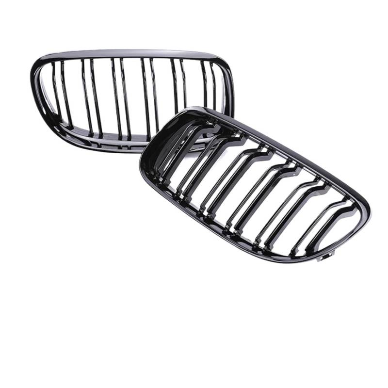 Auto Kühlergrill Kohlefaser-Frontstoßstange Freundlicherweise Facelift-Gitterabdeckung Umrüstung Schwarzen Racing-Grills Für 3er E90 E91 2005-2008 2009 2010 2011 2012 Sport Kühlergrill(Gloss Black 09- von NCTPICLC