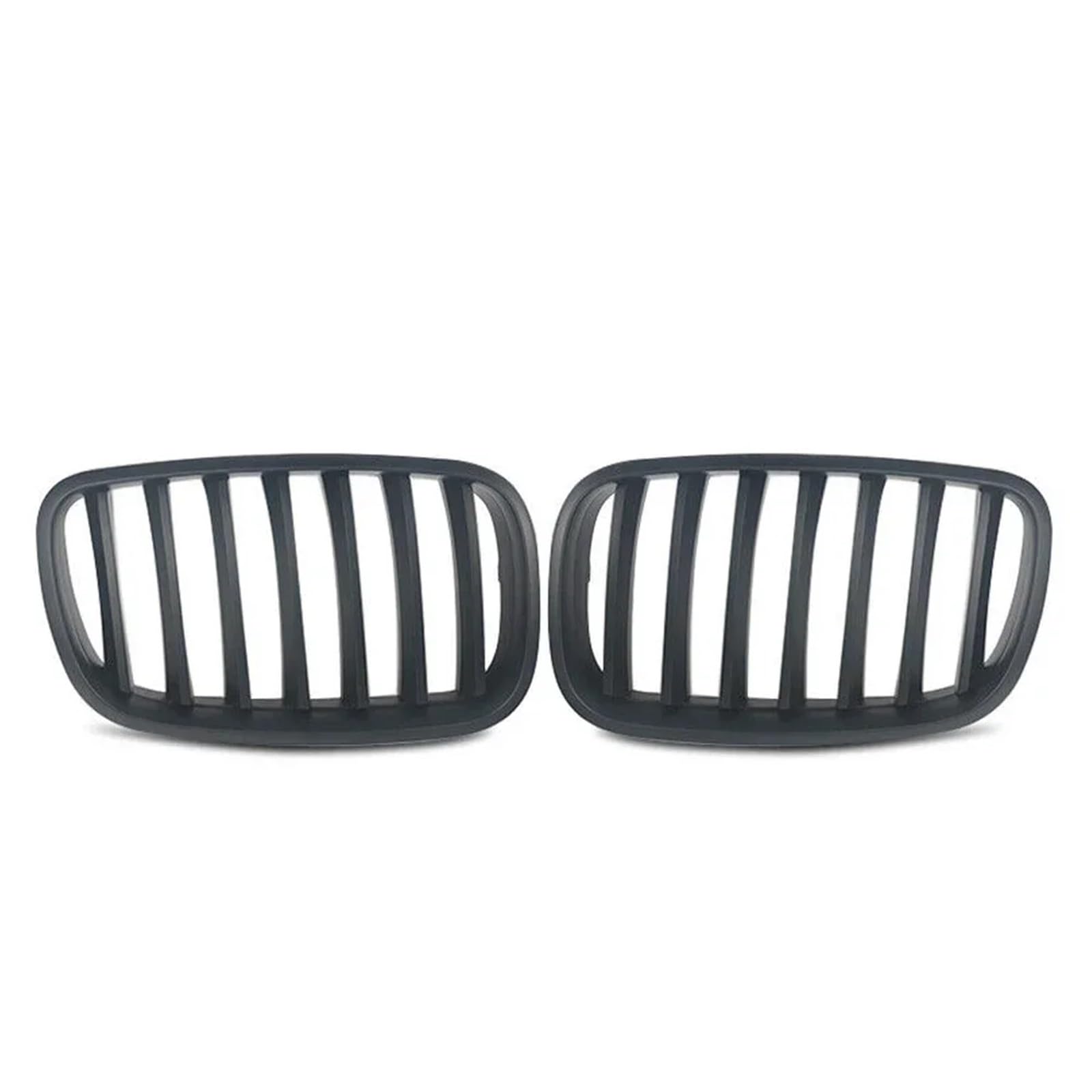 Auto Kühlergrill Komplett Schwarze Frontstoßstangengitter Für X5 E70 X6 E71 2007 2008 2009 2010-2012 2013 2014 Obere Grills Im Diamonds-Stil Mit Doppelten Lamellen Sport Kühlergrill(Single-Matte Black von NCTPICLC