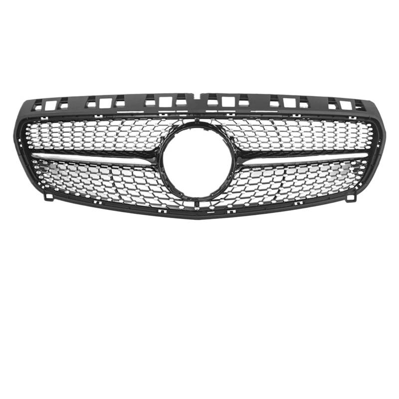 Auto Kühlergrill Kühlergrill Im Vorderen Chrom-Diamanten-Stil Für Benz A-Klasse W176 2013 2014 2015 A180 A200 A250 A45. Für Stoßstangengrill Im Für AMG-Stil Sport Kühlergrill(Diamonds-Black) von NCTPICLC