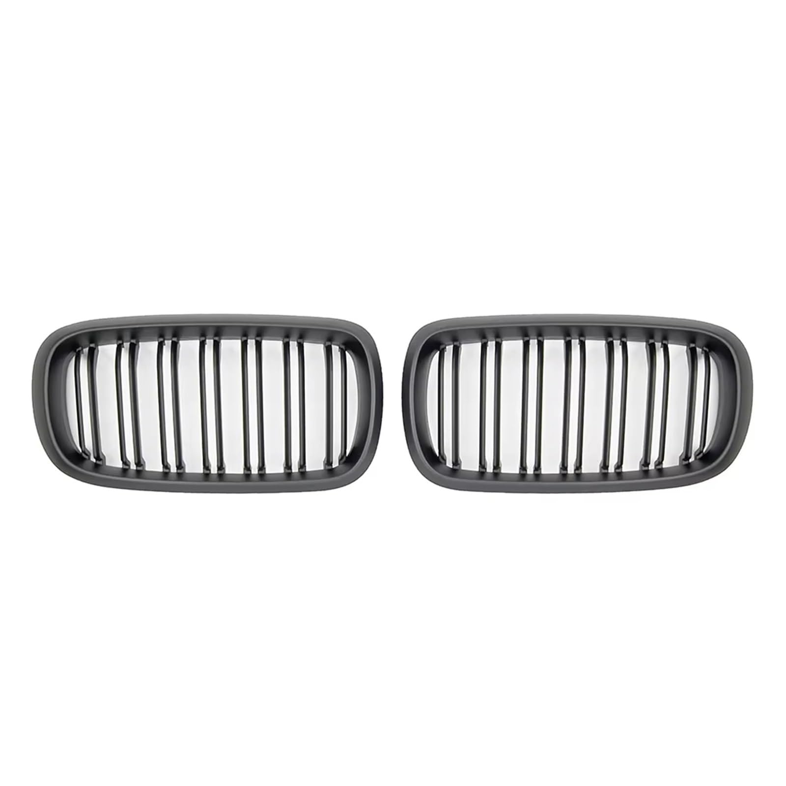 Auto Kühlergrill Paar Auto Doppel Lamellen Front Niere Racing Grille Ersatz Für F15 F16 X5 X6 2014 2015 2016 2017 Racing Grills Sport Kühlergrill(Matt-schwarz) von NCTPICLC