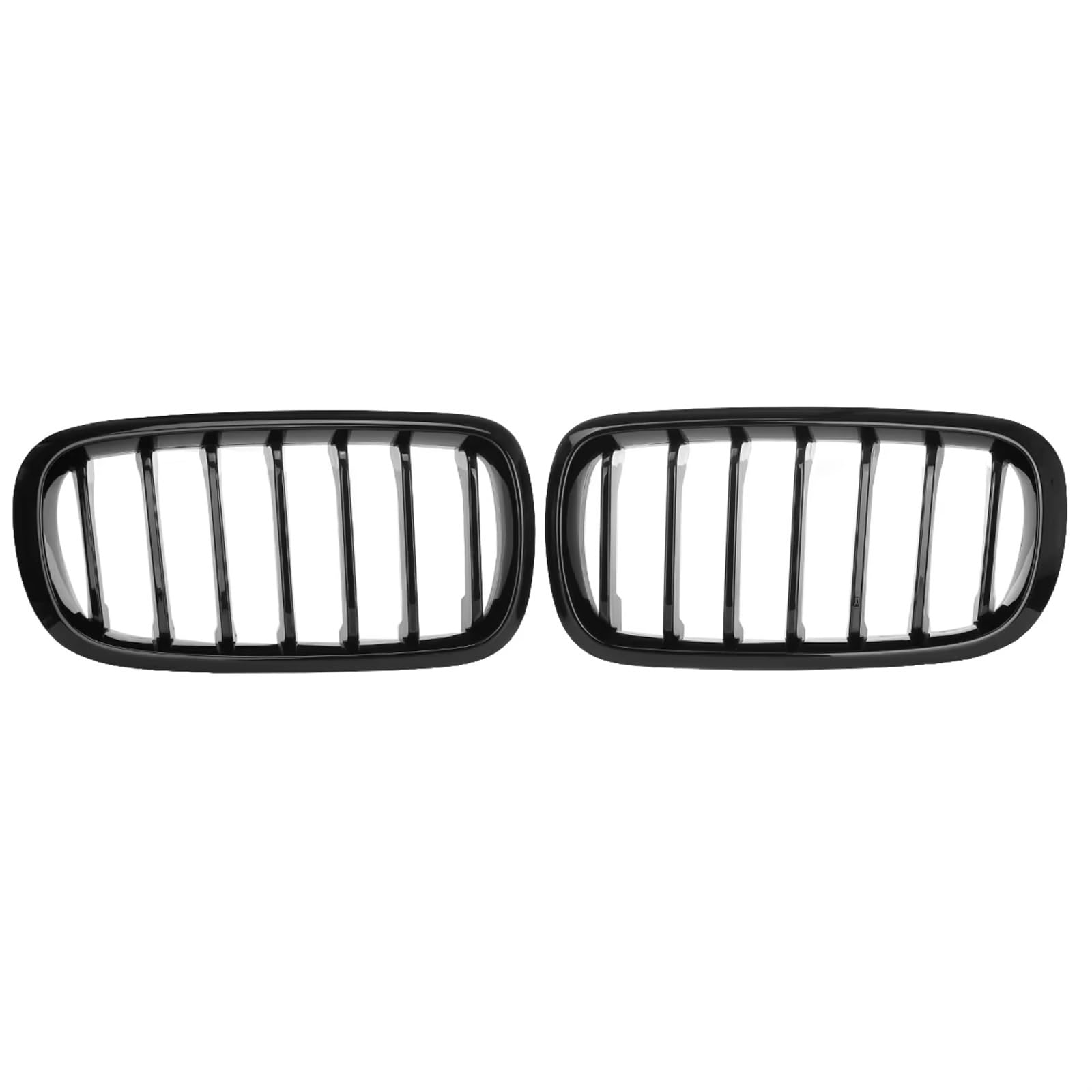 Auto Kühlergrill Paar Ersatz Vorne Niere Sport Grill Gitter 7 Lamellen Linie Racing Grille 51712334708 51712334710 Für F15 F16 X5 X6 2014 2015 2016 2017 Sport Kühlergrill von NCTPICLC