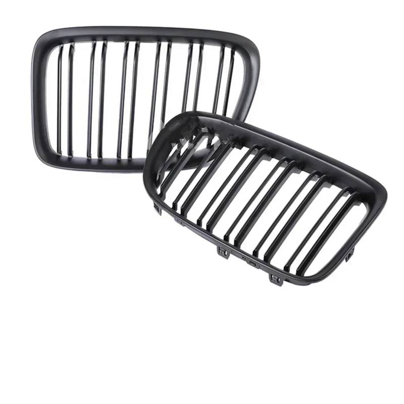 Auto Kühlergrill Untere Frontschürze Niere Chrom Racing Grills Carbon Fiber Refiting Schwarz Grille Für X1 E84 2009 2010 2011 2012 2013 2014 2015 2016 Sport Kühlergrill(Dual Matte Black) von NCTPICLC