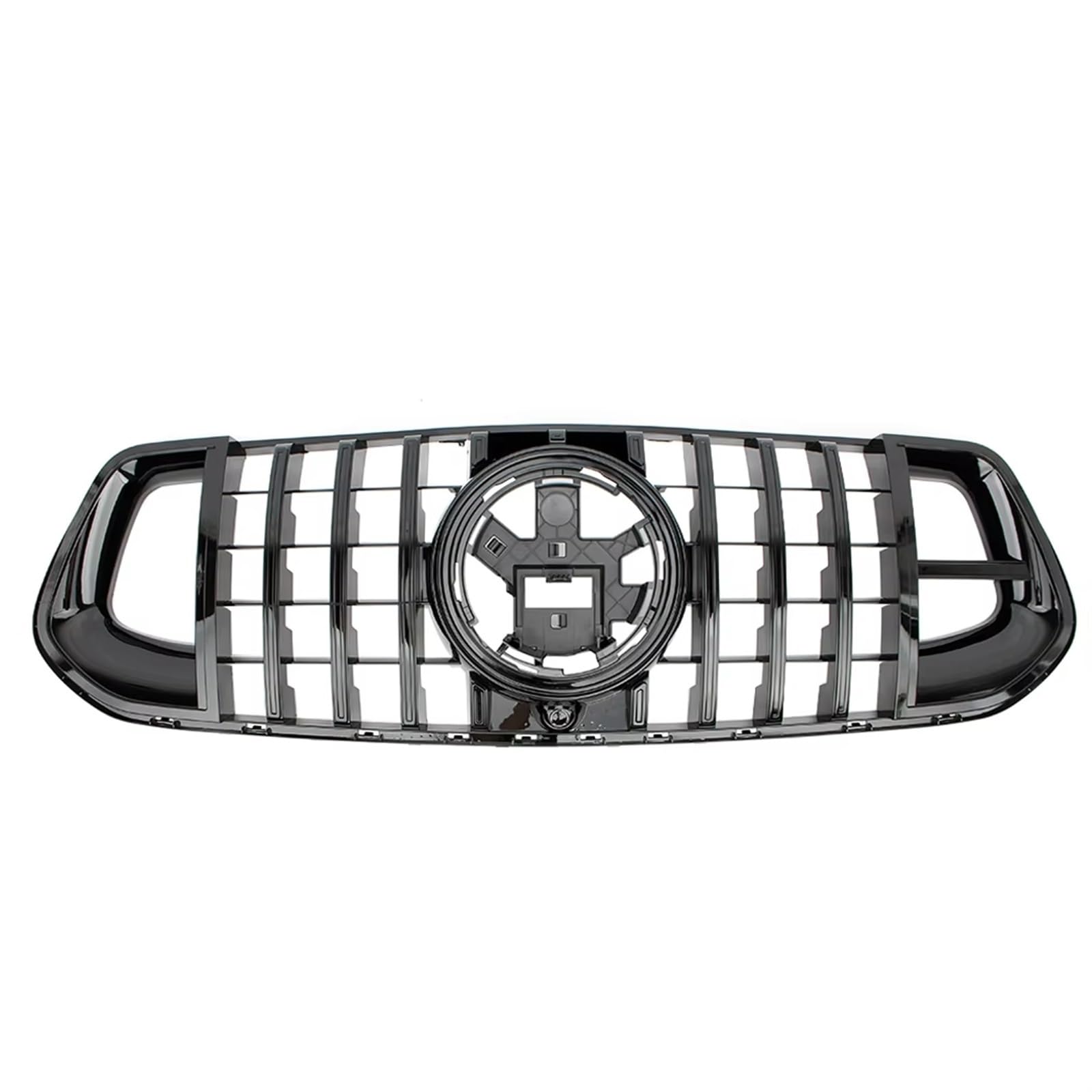 Auto Kühlergrill Vorne Racing Billet Stoßstange Grille Obere Abdeckung Für Benz W167 Für GLE-Klasse GLE350 GLE450 2020 2021 2022 2023 Sport Stil Sport Kühlergrill(All Black) von NCTPICLC