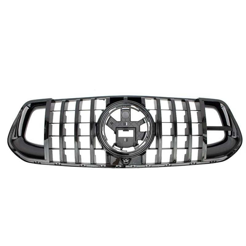 Auto Kühlergrill Vorne Racing Billet Stoßstange Grille Obere Abdeckung Für Benz W167 Für GLE-Klasse GLE350 GLE450 2020 2021 2022 2023 Sport Stil Sport Kühlergrill(All Black) von NCTPICLC