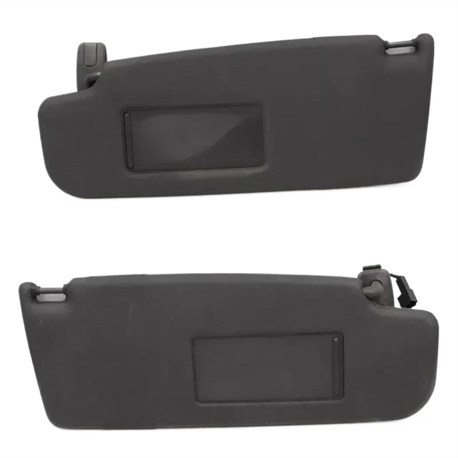 Auto Sonnenblende Auto LHD Innere Sonnenblende Sonnenblende Sonnenschutz Mit Spiegel Für VW Für Golf 6 MK6 Für GTI 2009 2010 2011 2012 Polarisierte Sonnenblende(Black a Pair) von NCTPICLC