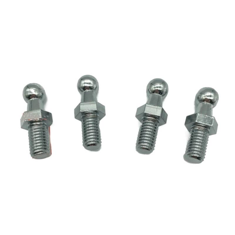 Gasfeder Dämpfer Motorhaube 4 Stücke M8/M6 10mm Universal Hinten Boot Front Motorhaube Gas Strut End Fitting Stecker Kugelbolzen Joint Ventil Frühling Schraube Motorhauben Gasfeder(4pcs-M8) von NCTPICLC