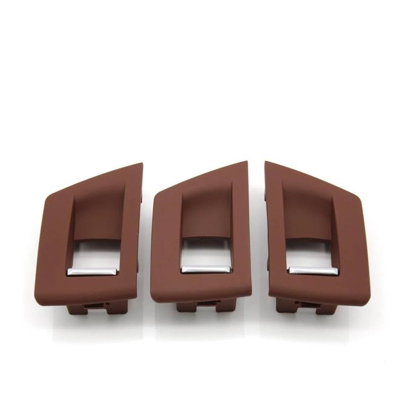Interieur Dekor 3-teiliges Set Für 5 Series F10 F11 F18 520i 523i 525i 528i 535i 2010–2017 LHD RHD Innentür-Fensterheber-Einstellschalter-Tastenabdeckungs-Ordnung Auto Interieur ZubeAhör(RHD Red Brown von NCTPICLC