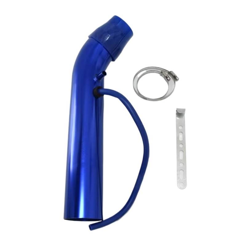 Luftansaugrohr Lufteinlass 3 "76mm Auto Cold Air Intake System Turbo Induktion Rohr Rohr Kit Racing Air Ansaugrohr Für Civic 01-UP EX Lufteinlassschlauch(Blau) von NCTPICLC