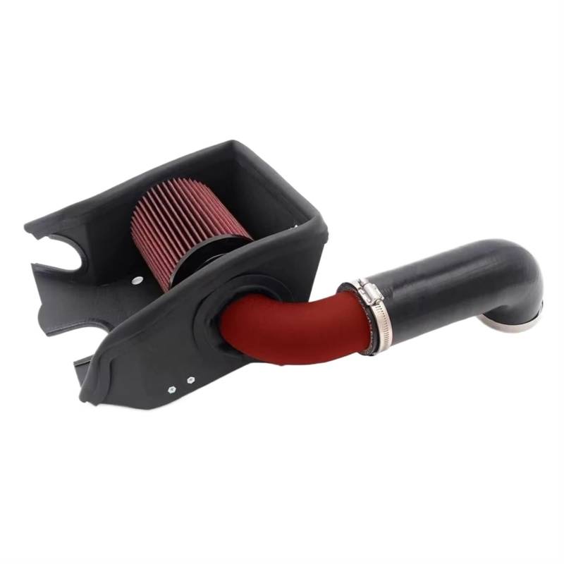 Luftansaugrohr Lufteinlass Für Golf MK7 Für TSI Für Für Skoda Für Octavia Für Superb Für Seat EA211-Motoren Aluminium-Luftansaugrohr + Hitzeschildfilter Lufteinlassschlauch(RED and Black) von NCTPICLC