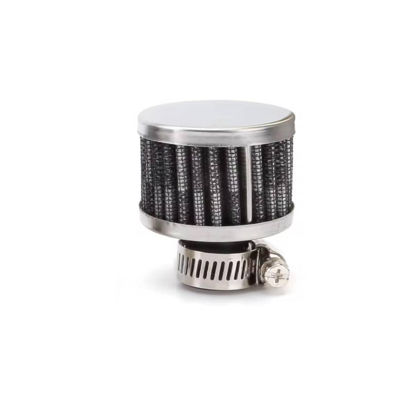 Luftansaugrohr Lufteinlass Universal-Luftfilter Klein 12 Mm Pilzkopf Motorrad Turbo High Flow Racing Cold Air Ansaugfilter Autozubehör Lufteinlassschlauch(Carbon Sliver) von NCTPICLC