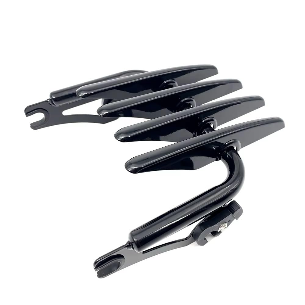 Motorrad Gepäckträger Motorrad Abnehmbare Stealth Gepäckträger Für Touring Für Road King Für Road Glide Für Street Glide Für Electra Glide Ultra 2009-2023 Motorrad Gepäckträger Hinten(Schwarz) von NCTPICLC