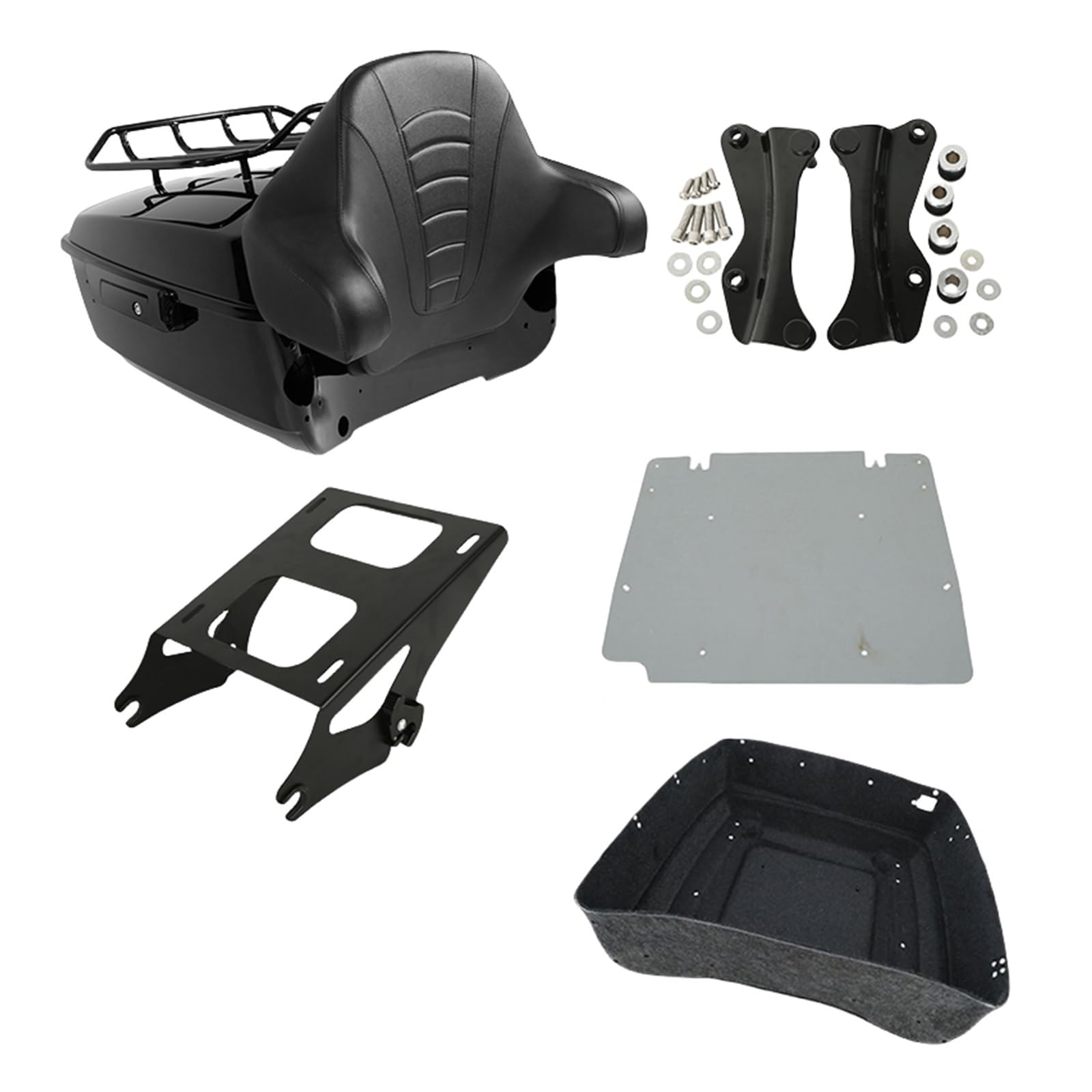 Motorrad Gepäckträger Motorrad King Pack Stamm Gepäckträger Platte Für Tour Für Pak Für Touring Für Road Für King Für Electra Für Glide Für Road Für Glide 2014-2024 Motorrad Gepäckträger Hinten(F) von NCTPICLC