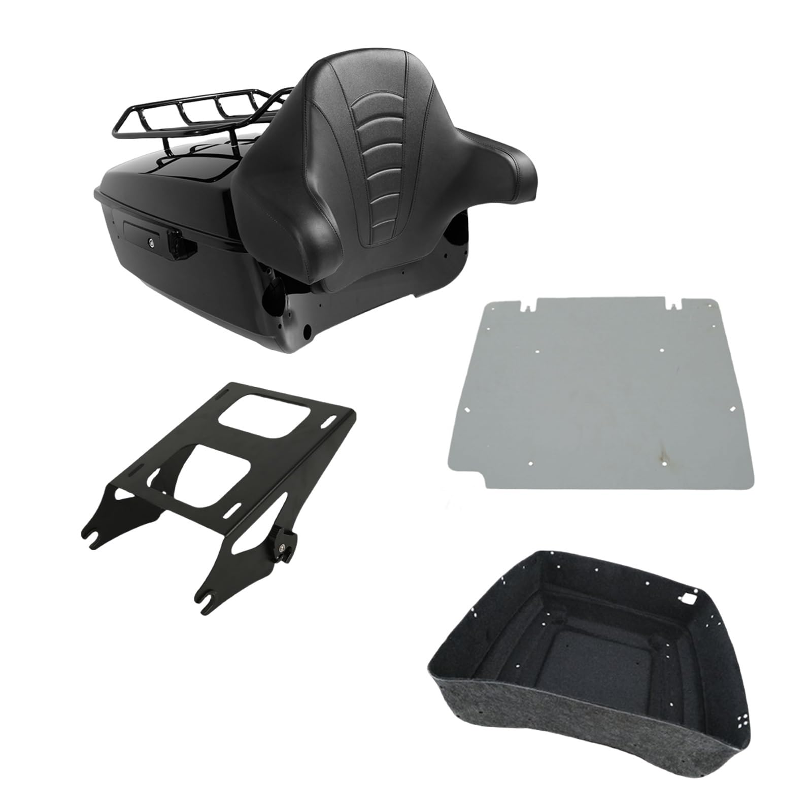 Motorrad Gepäckträger Motorrad King Pack Stamm Gepäckträger Platte Für Tour Für Pak Für Touring Für Road Für King Für Electra Für Glide Für Road Für Glide 2014-2024 Motorrad Gepäckträger Hinten(C) von NCTPICLC