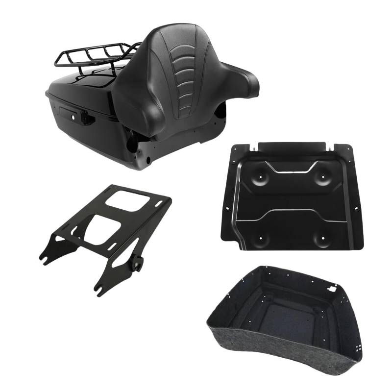 Motorrad Gepäckträger Motorrad King Pack Stamm Gepäckträger Platte Für Tour Für Pak Für Touring Für Road Für King Für Electra Für Glide Für Road Für Glide 2014-2024 Motorrad Gepäckträger Hinten(I) von NCTPICLC