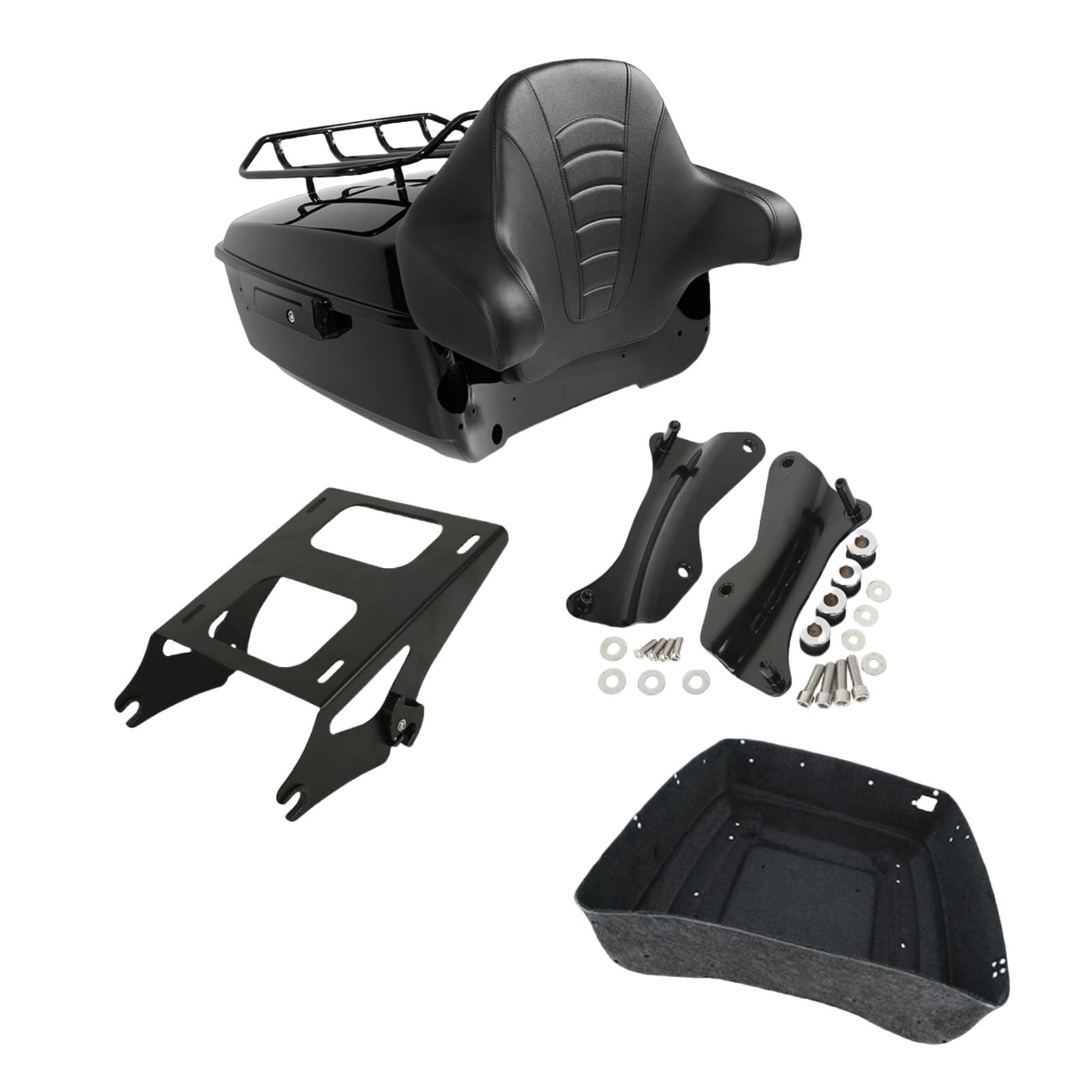 Motorrad Gepäckträger Motorrad King Pack Stamm Gepäckträger Platte Für Tour Für Pak Für Touring Für Road Für King Für Electra Für Glide Für Road Für Glide 2014-2024 Motorrad Gepäckträger Hinten(E) von NCTPICLC