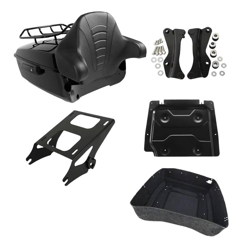 Motorrad Gepäckträger Motorrad King Pack Stamm Gepäckträger Platte Für Tour Für Pak Für Touring Für Road Für King Für Electra Für Glide Für Road Für Glide 2014-2024 Motorrad Gepäckträger Hinten(J) von NCTPICLC