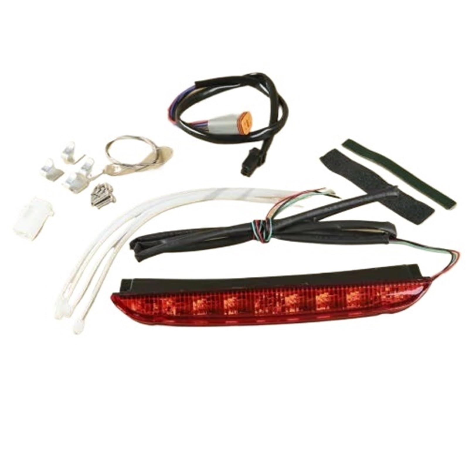 Motorrad Gepäckträger Motorrad-Pack Gepäckträger LED-Licht Für Touring Für Tour Pak Für Road Für King Für Electra Für Glide Für Road Für Glide 1993–2013 Motorrad Gepäckträger Hinten(LED Brake Light) von NCTPICLC