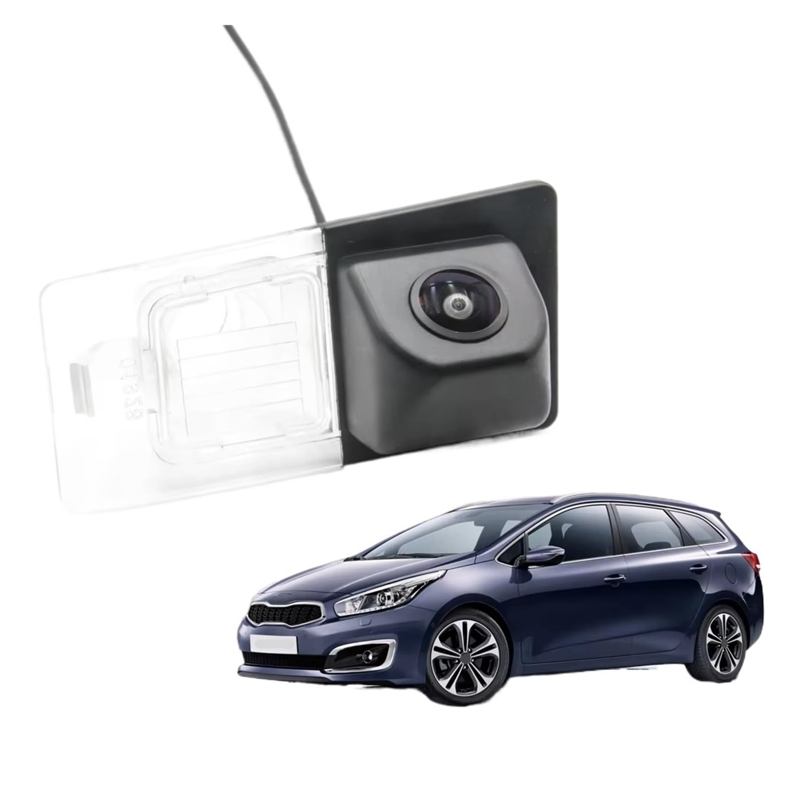 Rückfahrkamera CCD HD AHD Fisheye Rückansicht Kamera Auto Backup Reverse Parkplatz Monitor Für Kia Für Ceed SW JD 2012-2014 2015 2016 2017 2018 5-tür Station Wagon Auto Rückfahrkamera(C135 AHD 720P) von NCTPICLC