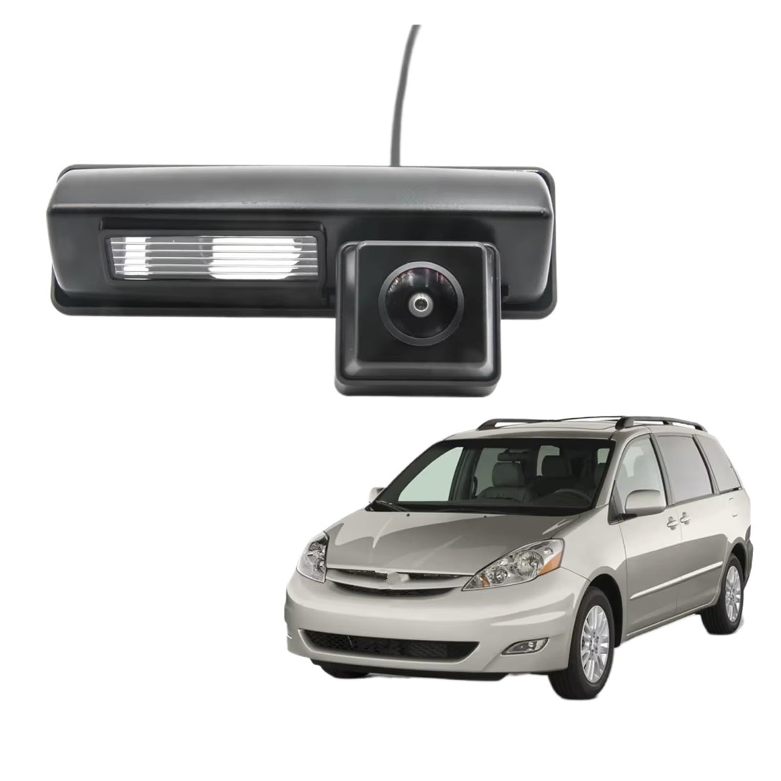 Rückfahrkamera CCD HD AHD Fisheye Rückansicht Kamera Auto Reverse Parkplatz Monitor Für Toyota Für Sienna II 2003 2004 2005 2006 2007 2008 2009 2010 Auto Rückfahrkamera(A120 CVBS 680x480) von NCTPICLC