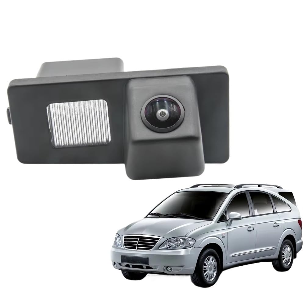 Rückfahrkamera CCD HD AHD Fisheye Rückansicht Kamera Für SsangYong Für Rodius Für Stavic 2004-2019 Für SsangYong Für Kyron Auto Backup Reverse Parkplatz Monitor Auto Rückfahrkamera(A120 CVBS 680x480) von NCTPICLC