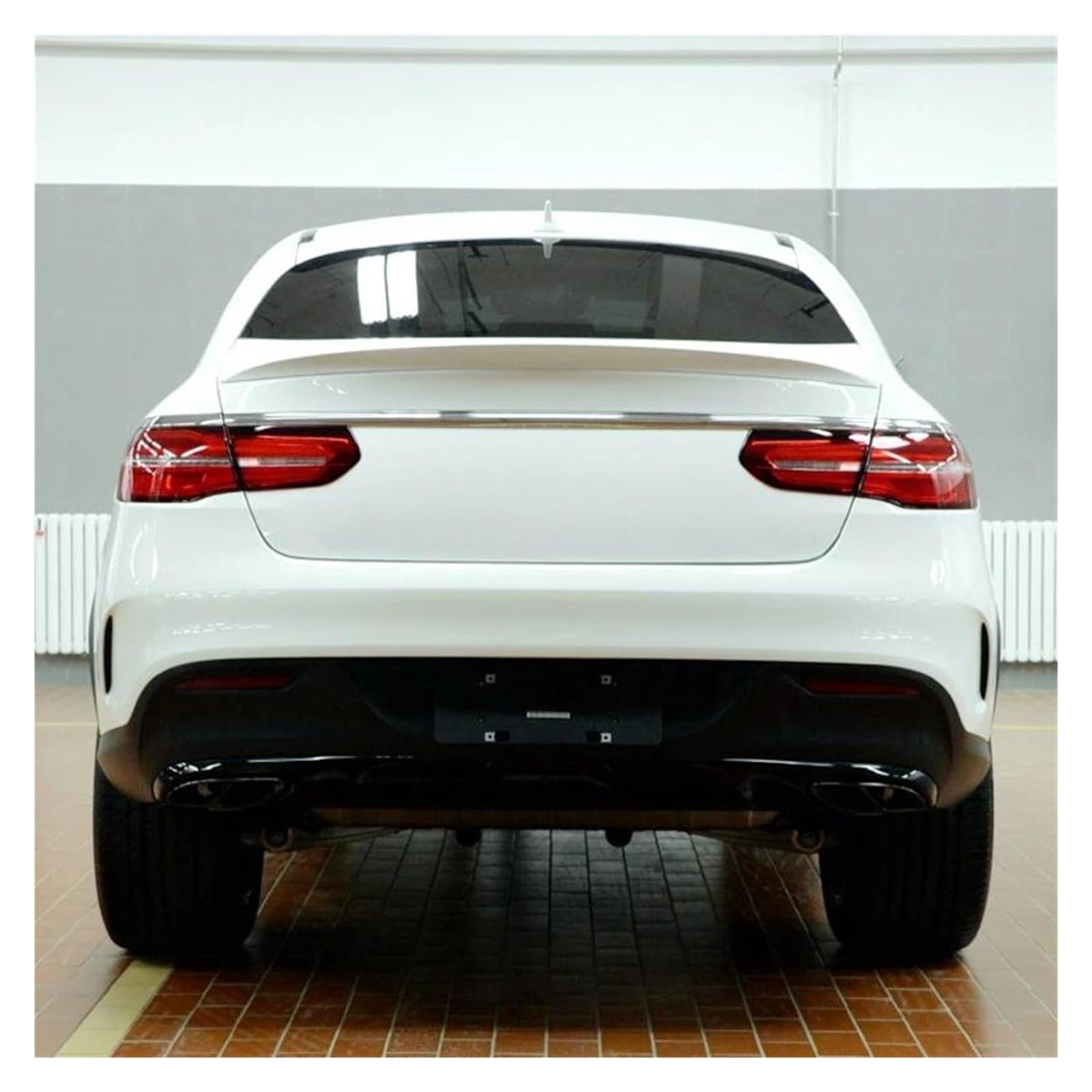 NCTPICLC Spoiler Flügel Für Benz Hinten Top Spoiler Flügel Außen Modifikation Für GLE Für Klasse Für GLE Für Coupe C292 2015-2019 Für GLE300 350 400 Für AMG Heckspoiler (Weiß) von NCTPICLC