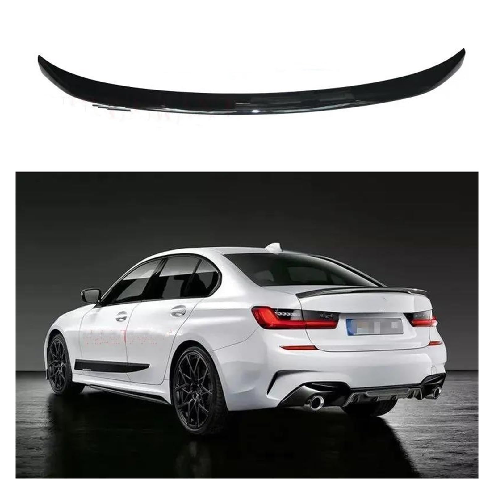 Spoiler Flügel Heckspoiler Schwanz Trunk Boot Flügel Dekoration Für G20 2019 2020 320i 320D Neue 3 Serie ABS Außen Auto MP Styling Heckspoiler(Unpainted Primer) von NCTPICLC