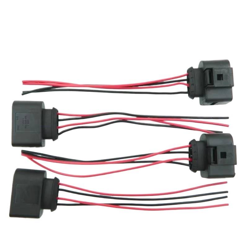 Zündspule Zündungen Zündspule Anschlüsse Reparatur Kabelbaum Stecker Für VW Für Passat Für Jetta Für Golf Für Touareg 2001-2016 1J0973724 4B0973724 Motorzündspule(4 Piece) von NCTPICLC