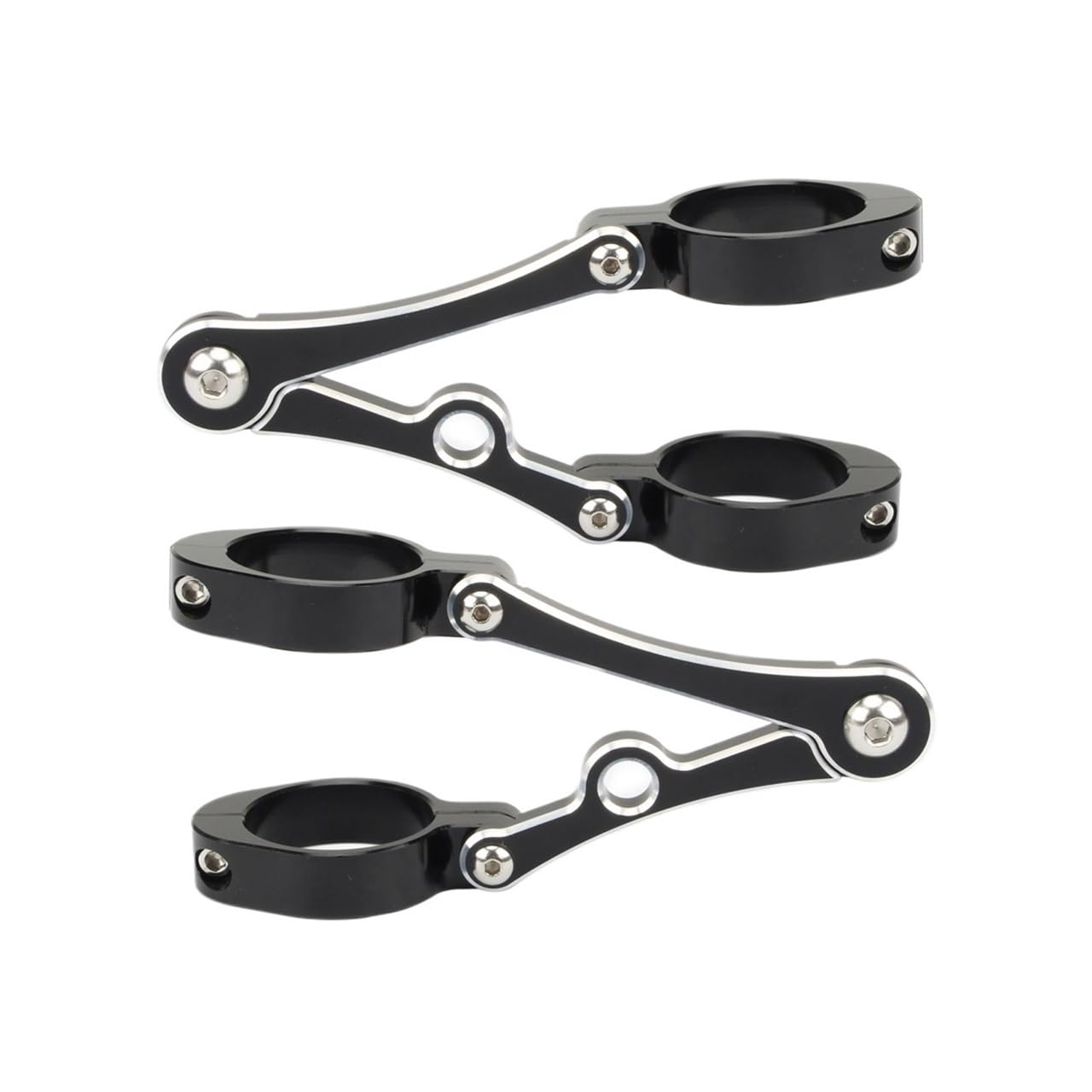 Motorrad Scheinwerferhalterung Für 33mm-54mm Scheinwerfer Halterung Clamp Gabel Rohr Licht Halter Für Bobber Für Caferacer Universal Motorrad Zubehör von NCVCB