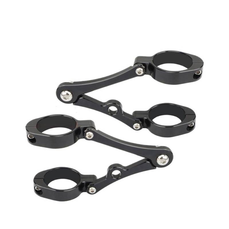 Motorrad Scheinwerferhalterung Motorrad Scheinwerfer Halterung Clamp Gabel Rohr Halter 37-41mm 45mm 49mm 54mm Für Ha&rley Für Caferacer Für Chopper Für Bobber von NCVCB