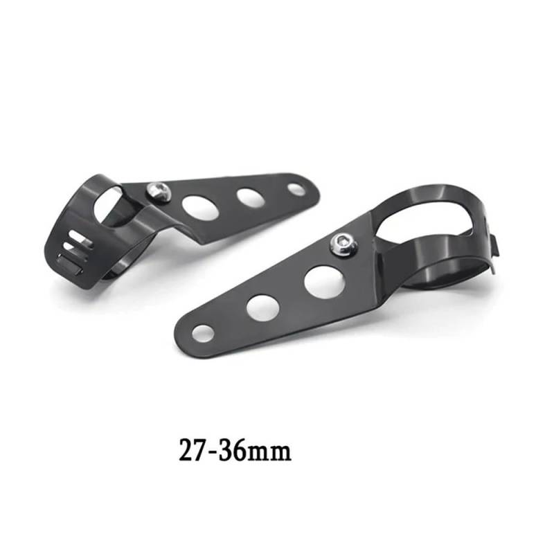 Motorrad Scheinwerferhalterung Motorrad Scheinwerfer Halterung Gabel Ohr Chopper Scheinwerfer Halter Clamp Einstellbare Motor 27-36mm 38-48mm Universal von NCVCB