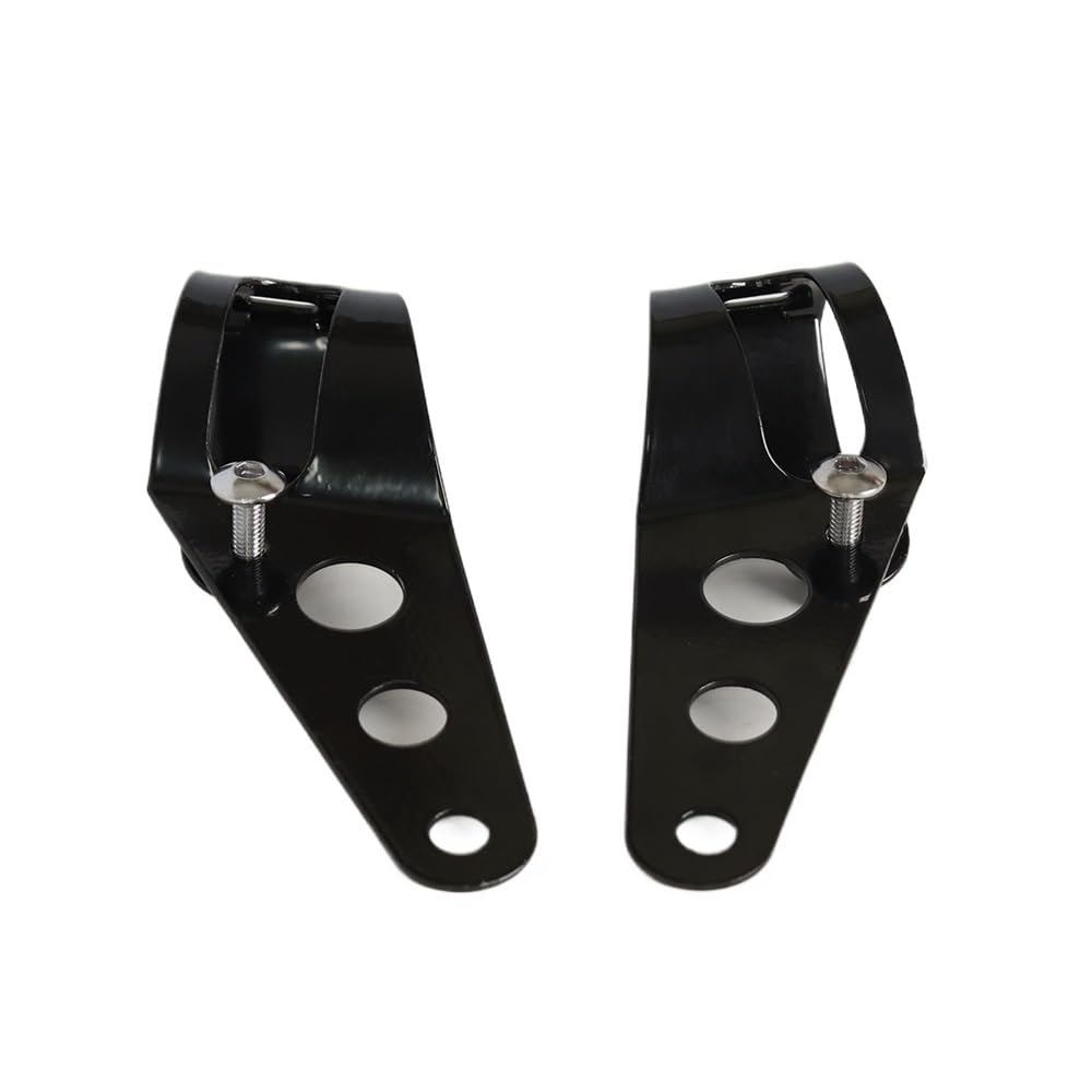 Motorrad Scheinwerferhalterung Universal Motorrad Scheinwerfer Halterung Gabel Ohr Chopper Scheinwerfer Halter Clamp Einstellbare Motor Gabel Halterung von NCVCB