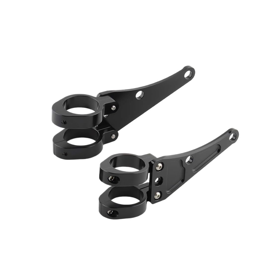 NCVCB Motorrad Scheinwerferhalterung 34mm-58mm Scheinwerfer Halterung Clamp Gabel Rohr Licht Halter Motorrad Hilfs Licht Halterung Für Bobber Für CafeRacer von NCVCB