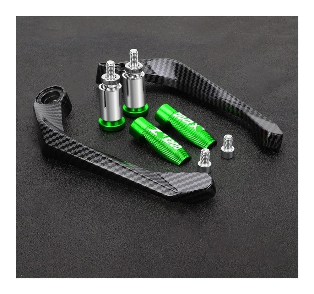 Protection des Mains à Moto Motorrad Zubehör CNC Hebel Schutz Bremse Kupplung Lenker Schutz Für KA&WASAKI ZZR1200 2002-2005 ZX1200 ZZR 1200 von NCVCB