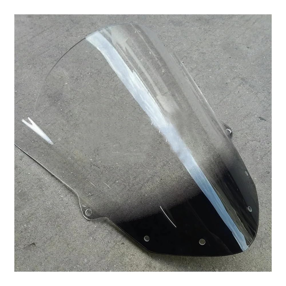 Windschild Motorrad Zubehör ZX6R Windschutzscheibe Windschutz Für Ka&wasaki ZX-6R ZX 6R 636 2009-2022 2023 ZX636 Windabweiser Double Bubble von NCVCB