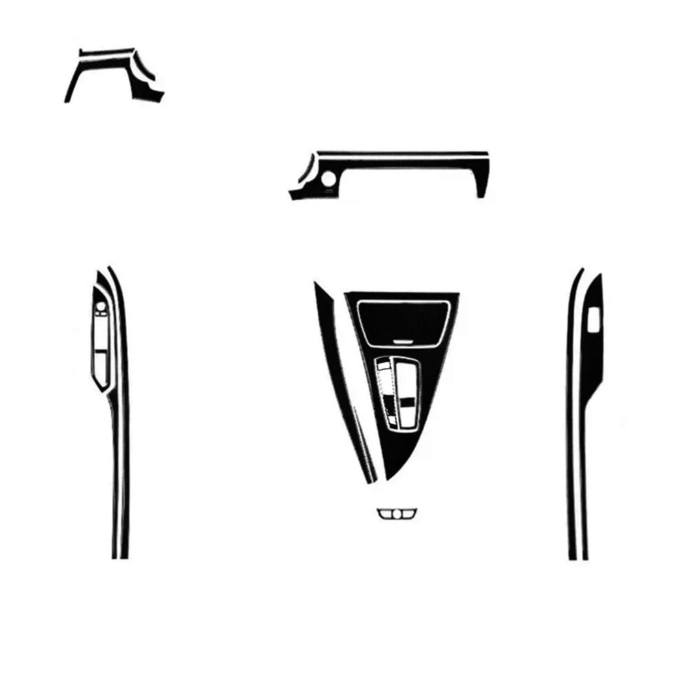 Automobilinnenraum Für 6er-Serie, für F12, für F13, für F06 2011–2018, Armaturenbrett, Getriebeverkleidung, individuelle Aufkleber, Autoinnenraum Autodekoration Innenraum von NCXKZLH