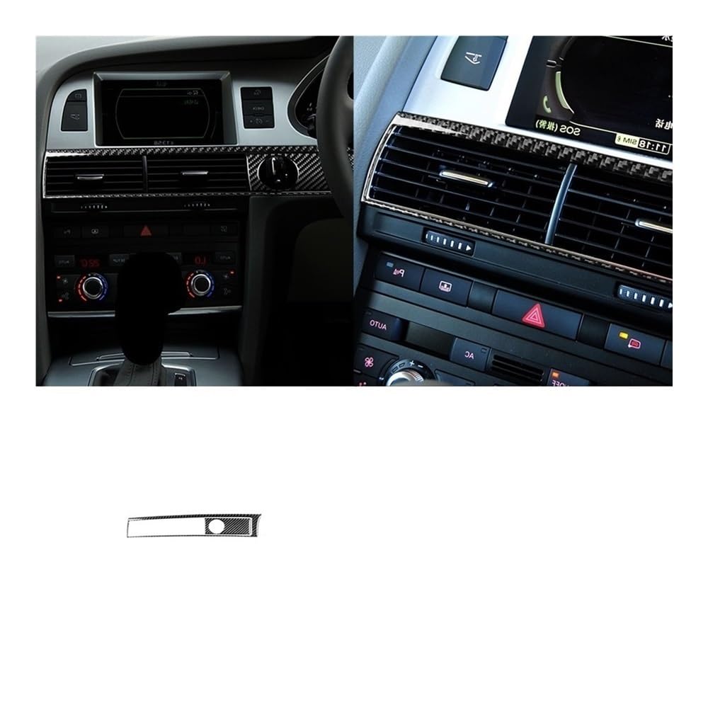 Automobilinnenraum Für A6 Für S6 2005-2011 Aufkleber Getriebe Shift Center Panel Griff Dekorative Auto Innen Autodekoration Innenraum von NCXKZLH